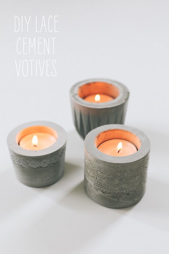 DIY Industrial Tea Lights