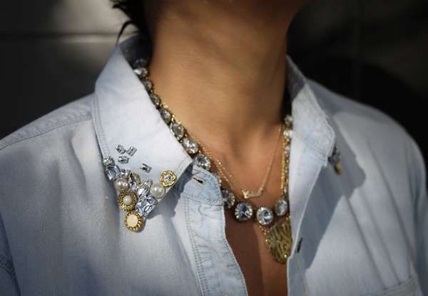 Bejeweled Jean Collars