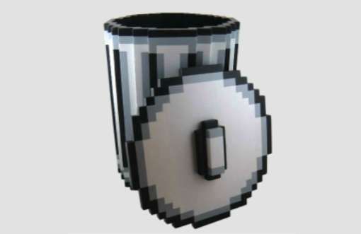 Pixelated Garbage Pails