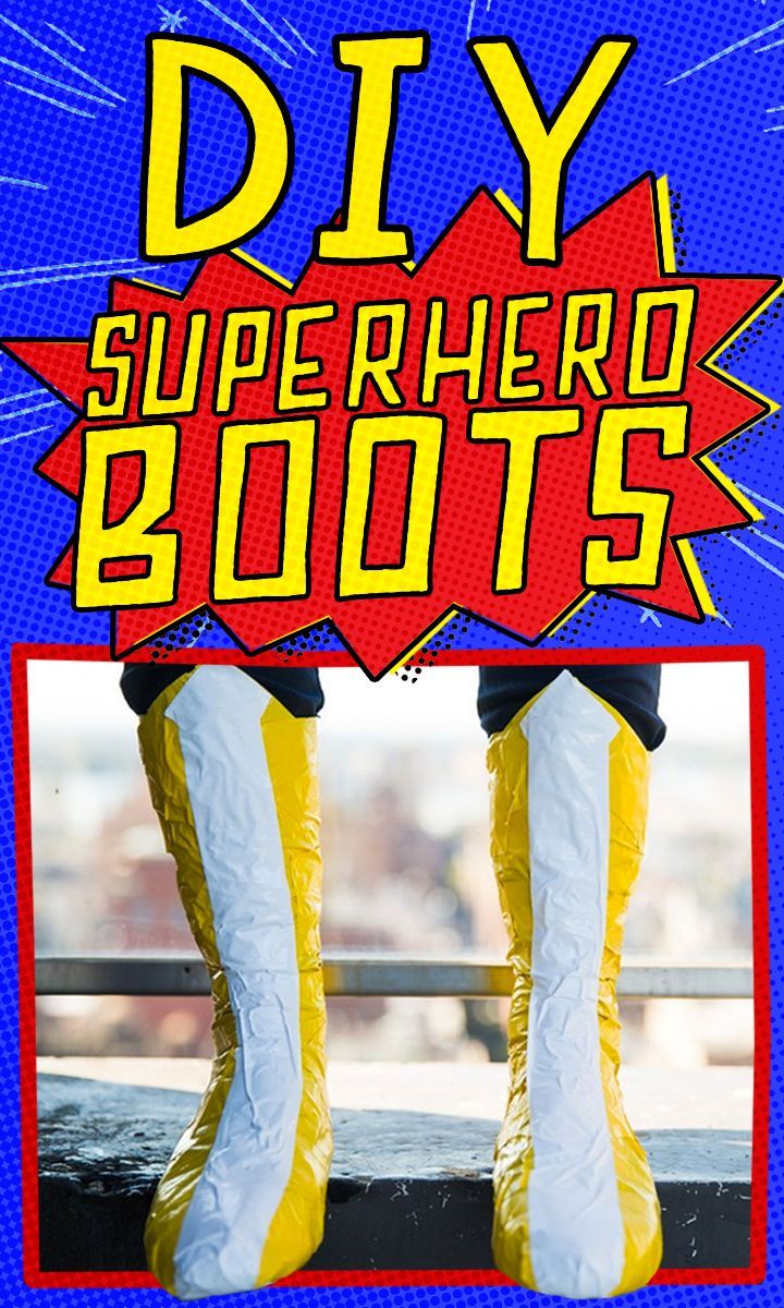 DIY Superhero Boots