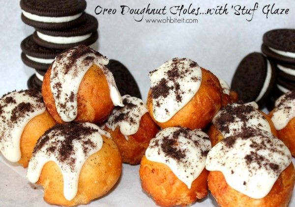 Cookie-Stuffed Donut Holes