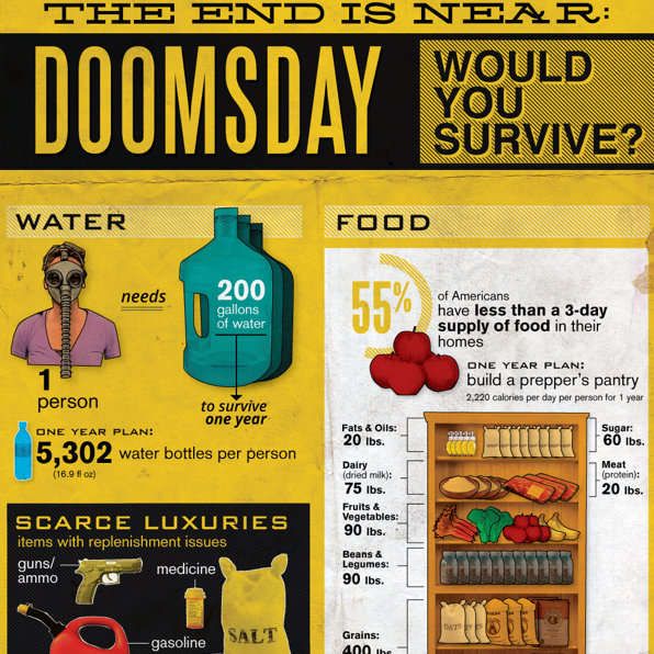 Doomsday Survival Infographics 