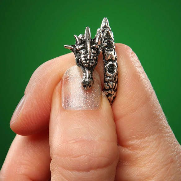 Medieval Dragon Rings