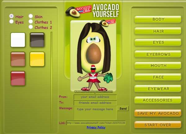 Avocado Dress-Up Apps