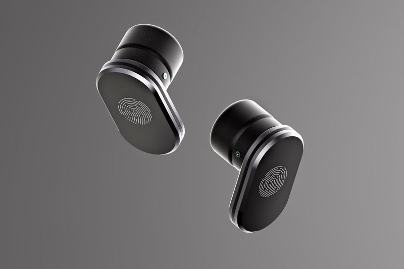 earbuds with fingerprint sensor