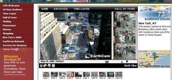 Globe-Trotting Webcams