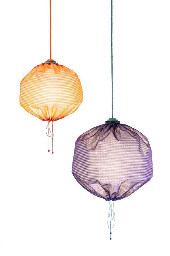 Parachute Sack Lampshades