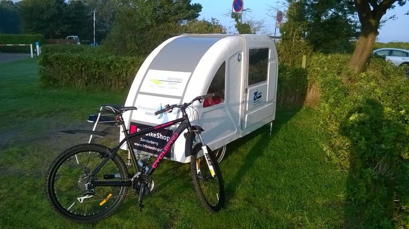 Bicycle-Towed Campers