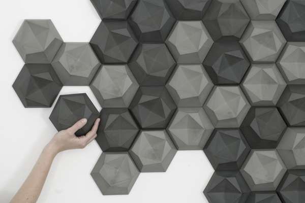 Wall-Mounted Geometric Projections