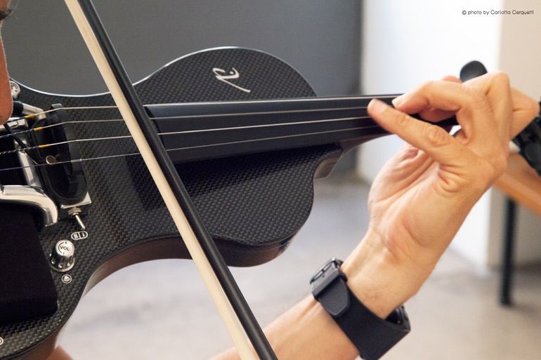 App-Connected Electric Violins