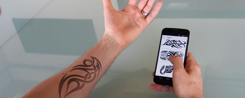 Electronic Ink Tattoos