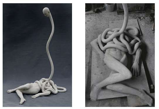 Stretched Neck Sculptures