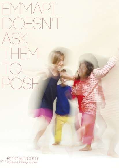 Unposed Kid Clothing Ads