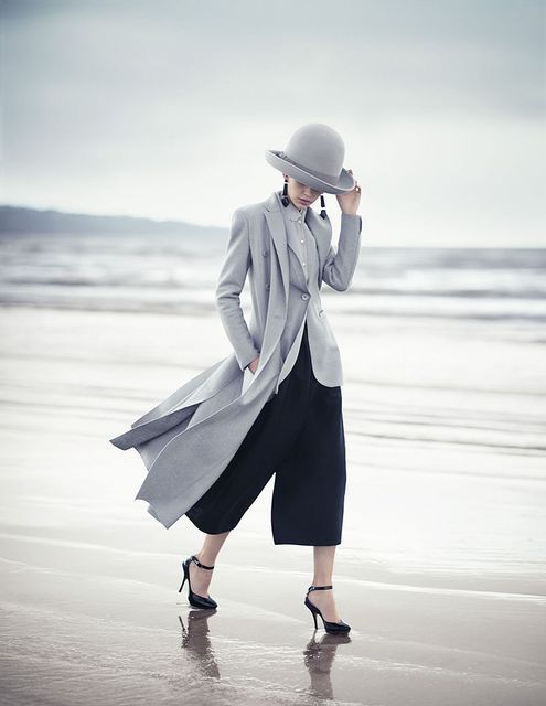 Sleek Seaside Fashion Campaigns