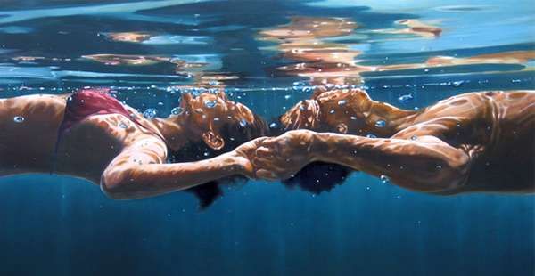 Hyper-Realistic Couple Paintings