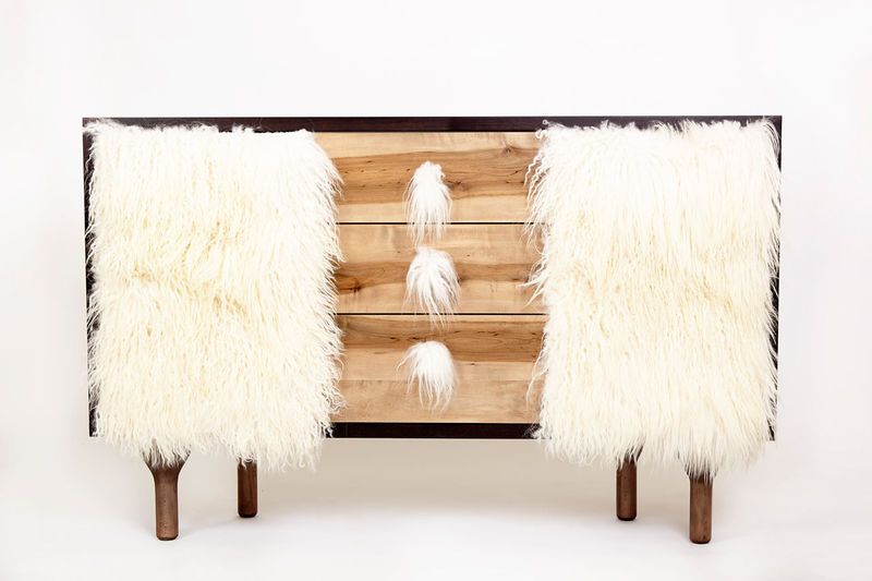 Fur-Trimmed Furniture