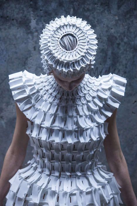 Folded Foam Fashion Looks