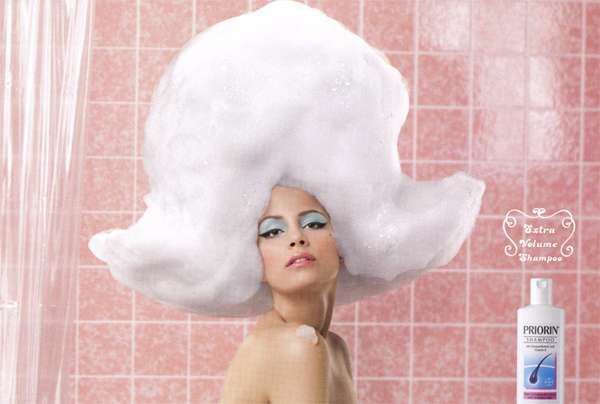 Voluminous Soap Hairdos