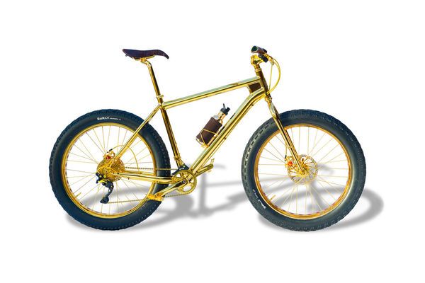 Opulent Golden Bicycles