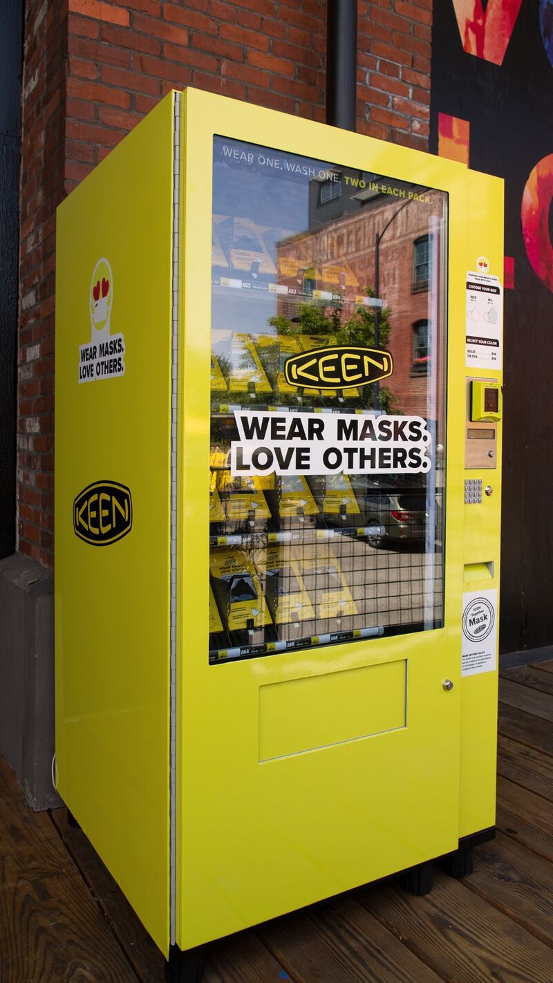 Contactless Mask Vending Machines : Face Mask Vending Machines