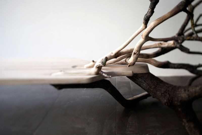 Sculptural Woodland Benches