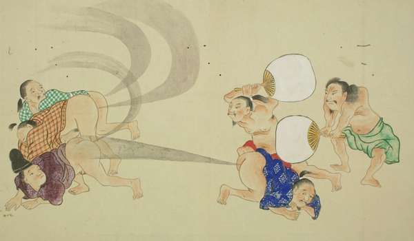 Japanese 'Fart War' Scrolls