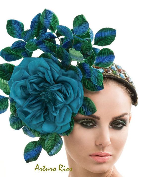 Flamboyant Floral Headpieces