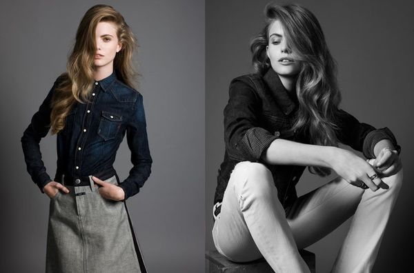 Moody Denim Editorials