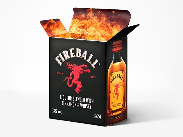 Flaming Whiskey Boxes