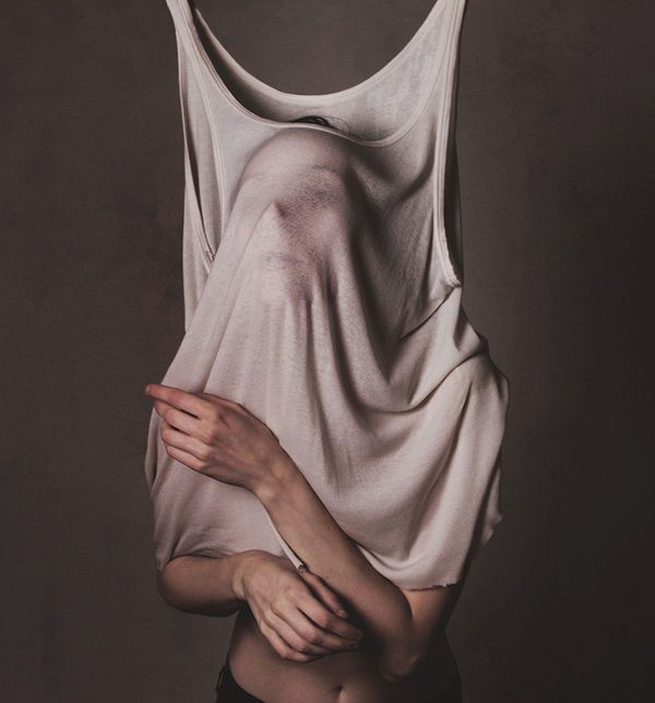 Bizarre Faceless Shirt Photography