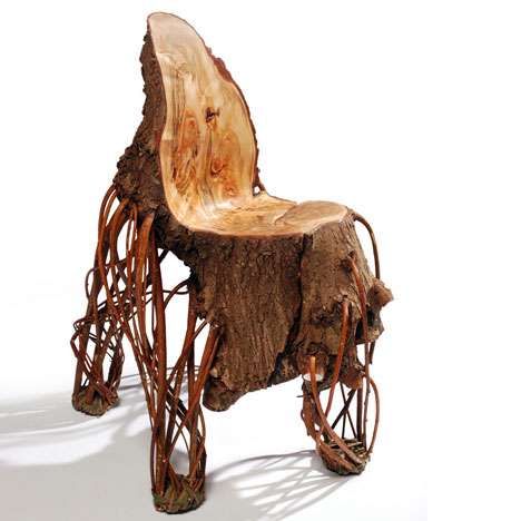 Tree Trunk Chairs