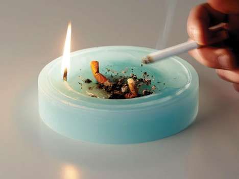 Ashtray-Candle Hybrids