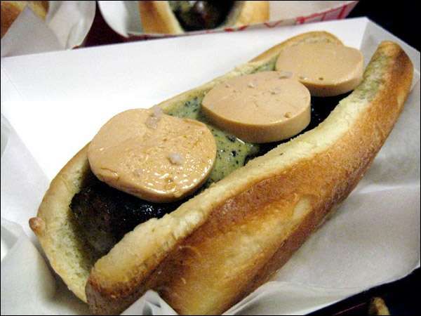 Foie Gras Hot Dogs