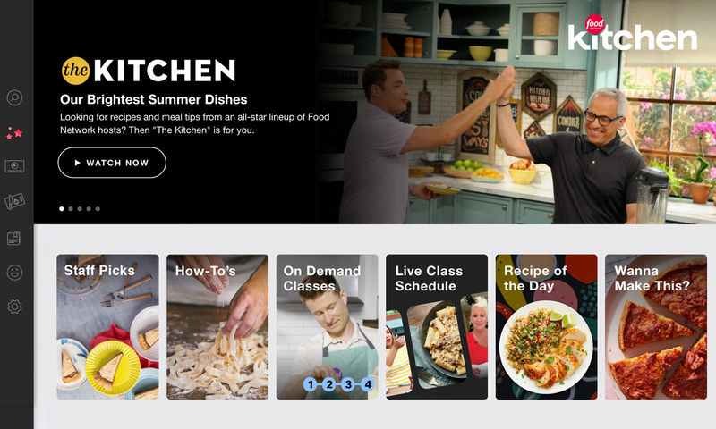 Smart Home Instructional Cooking : Food Network Kitchen