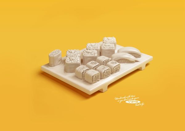 Sculpted Food Ads