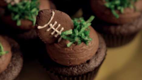 Sporty Super Bowl Cakes