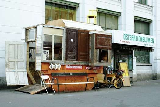 Dumpster-Made Cafes