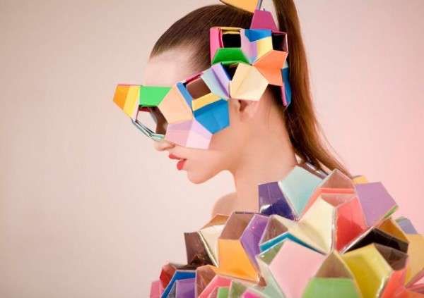 Kaleidoscopic Origami Fashions