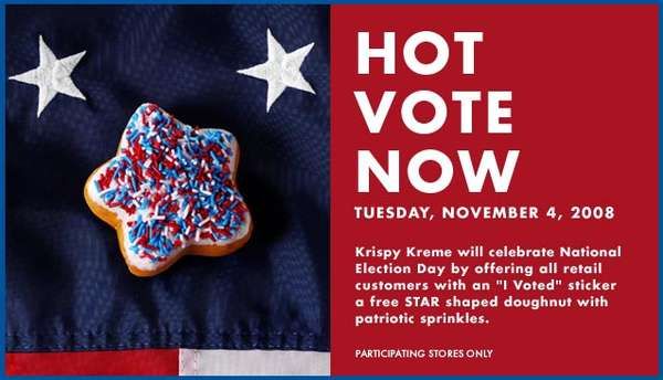 Free Donuts to Entice Voters