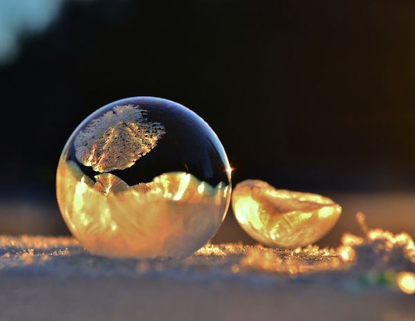 Frigid Bubble Photography