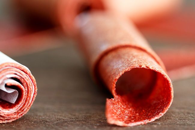 Simple Strawberry Fruit Rolls