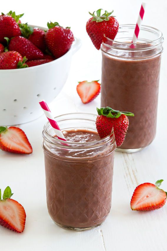 Fruity Chocolate Smoothies