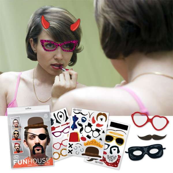 Fun Portrait Mirror Decals