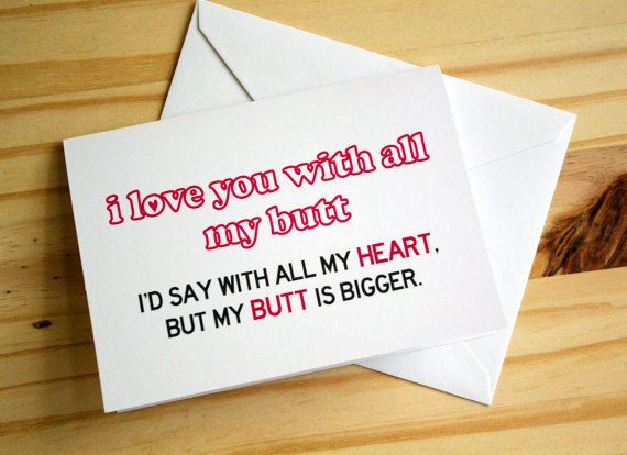 Immature Valentine's Day Cards