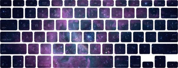 Nebular Keyboard Decals