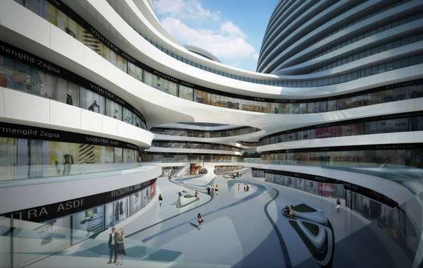 Sinuous Futuristic Malls