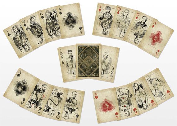 Fantasy Television Playing Cards