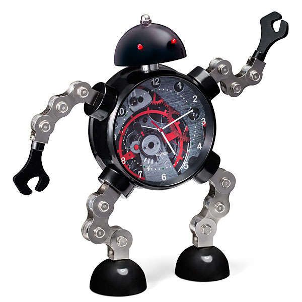 Glaring Robot Alarm Clocks