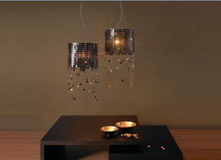 Glittering Metal Jelly Fish Lamps