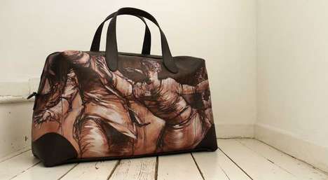 Graffiti-Printed Luxury Luggage